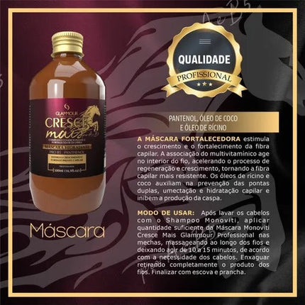 Hair Growth and Strengthening Glammour Grows More Restoration/Anti Hair Loss/Strengthening 1130ml 1130g