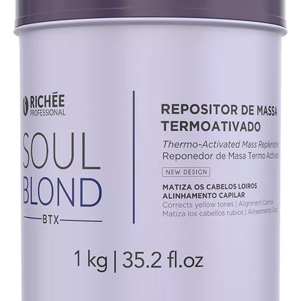 Richée Professional Soul Blond BTX Mask Mass Replenisher 1Kg/35.2oz.
