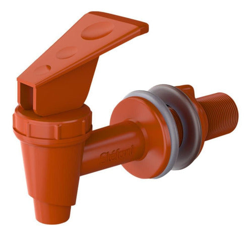 Water Filter Tap for Clay Filter Clic Stefani - Brown