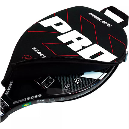 Beach Tennis Freestyle Racket 3k Carbon Original Prolife Red