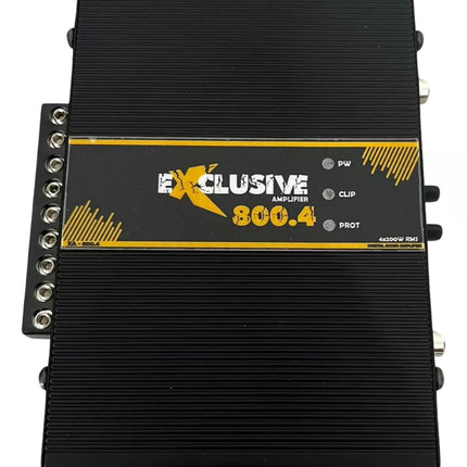 Exclusive  XA800.4 Amplifier Sound Car 800 Watts Rms 4 Channels