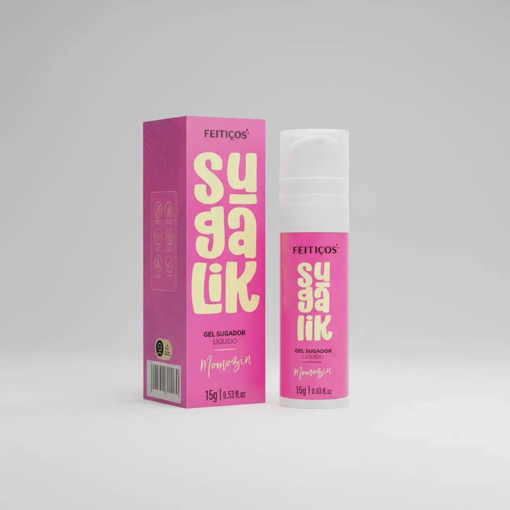 Sugalik Momozin Strawberry flavored intimate sensory gel in 15g tube, smooth and creamy texture for personal use