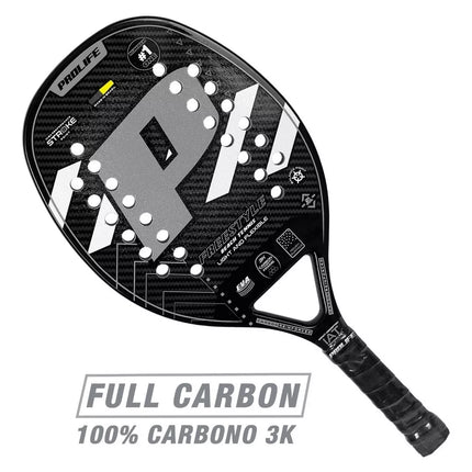 Beach Tennis Freestyle Racket 3k Carbon Original Prolife Gray
