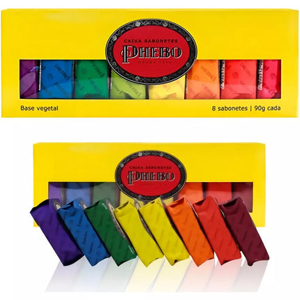 Phebo Glycerin Soap Box 8 units 90g//3.17 oz.