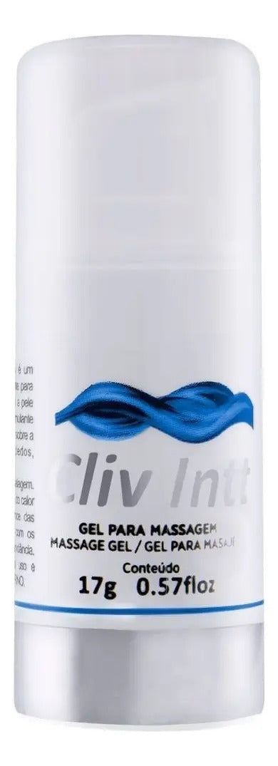 Cliv Intt Gel Extra Forte 17g lubricante íntimo dessensibilizante anal, anestésico, neutro, sem cheiro, para uso anal.