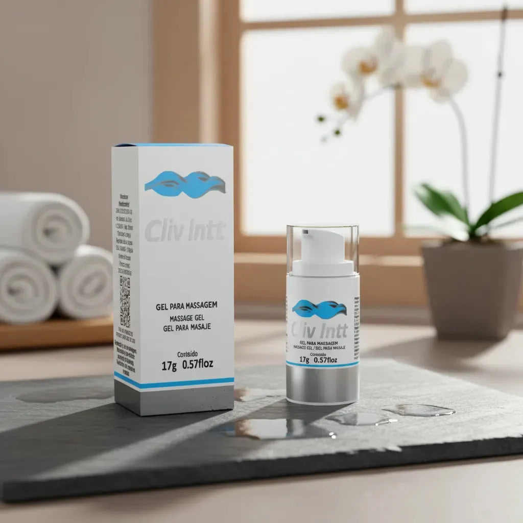 Cliv Intt Gel Extra Forte 17g lubricant with anesthetic for anal sensuality, neutral scent, designed for comfort and sensitivity.