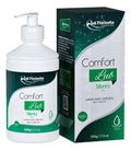 Mint-flavored intimate lubricant bottle from BuyBrazil, 500g for oral, anal, and vaginal use with refreshing mint scent.