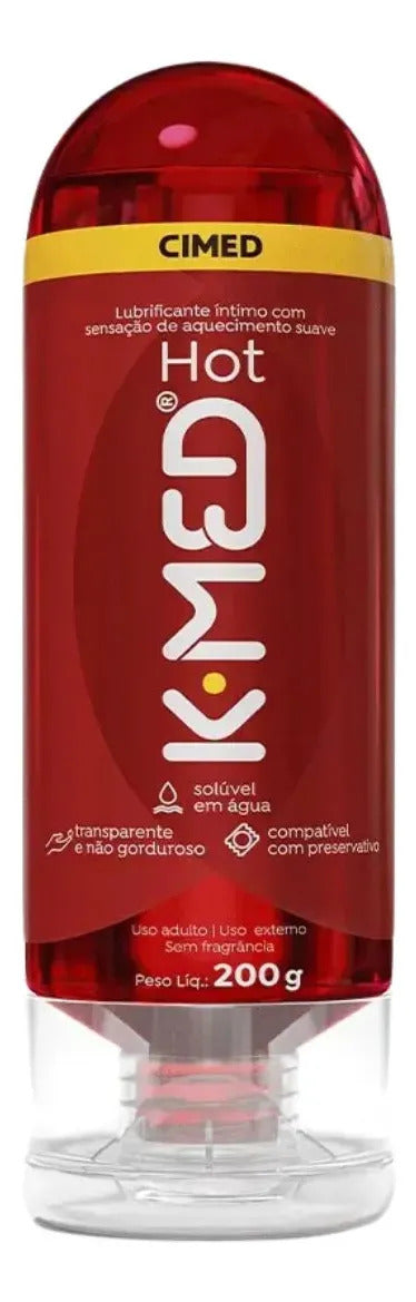 K-MED personal lubricant kit with neutral, hot, and ice lubricants in three 200g bottles for intimate use.