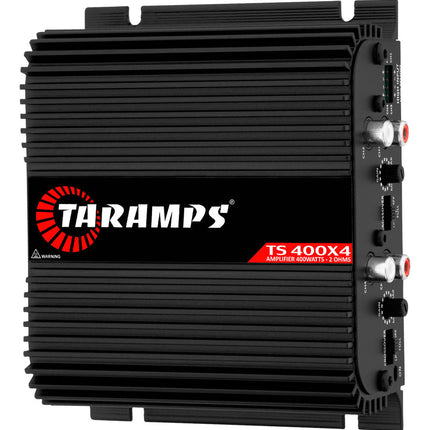 Taramps TS400X4 Black Amplifier Module 400 Watts RMS Digital  4 Channels 2 Ohms Stereo Audio Wire and RCA Input Power for Car Motorcycle Truck Automotive Sound