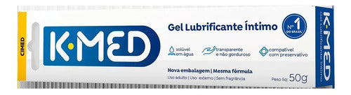 K-MED Water-Based Intimate Gel personal lubricant multipack with 12 tubes of 50g each, suitable for sensitive skin.