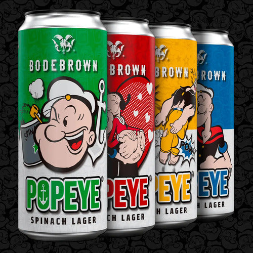 Combo 4 Cervejas Popeye Progressive Spinach Lager - 473ml