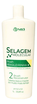 NS3 Brasileirinha Sealing Brush Shampoo Professional Kit 1000ml/ 33.8 fl.oz.
