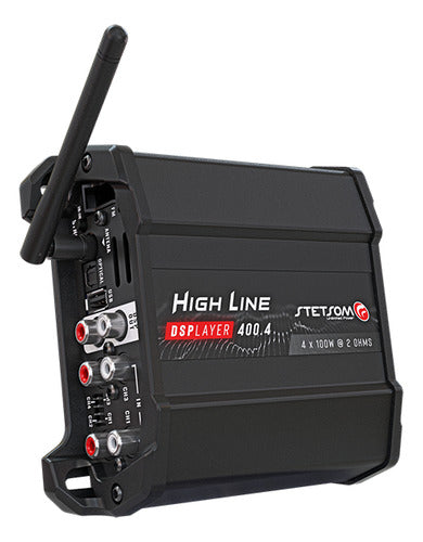 Stetsom Hl400.4 DS Player Amplifier Audio Car Dsp Bt Usb Fm Fio E Rca