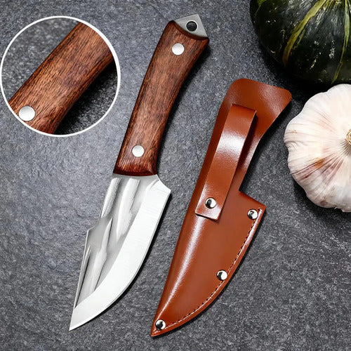 Kit Com 2 Unidades De Facas Tática Artesanal Full Tang
