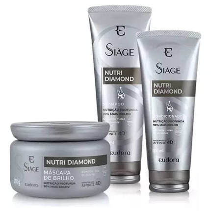 Eudora Kit Siàge Nutri Diamond Deep Nourishing 4d Conditioning Shampoo