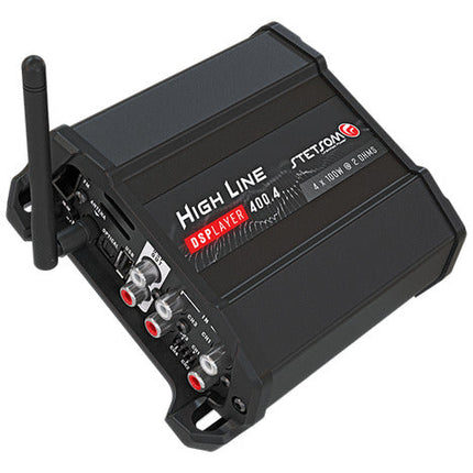 Stetsom Hl400.4 DS Player Amplifier Audio Car Dsp Bt Usb Fm Fio E Rca
