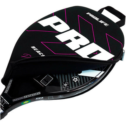 Beach Tennis Freestyle Racket 3k Carbon Original Prolife Blue