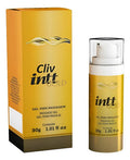 Intt Cliv Gold Extra Strength Anal Desensitizing Gel 30g from Intt Cosméticos, neutral flavor, smooth gel texture.