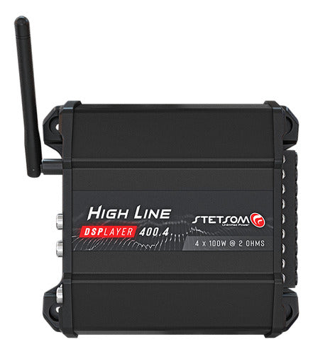Stetsom Hl400.4 DS Player Amplifier Audio Car Dsp Bt Usb Fm Fio E Rca