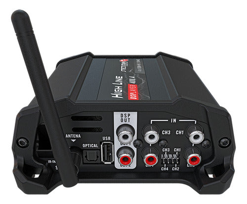 Stetsom Hl400.4 DS Player Amplifier Audio Car Dsp Bt Usb Fm Fio E Rca