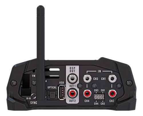 Stetsom Hl400.4 DS Player Amplifier Audio Car Dsp Bt Usb Fm Fio E Rca
