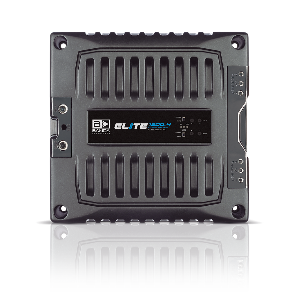 Banda Elite 1200.4 Amplifier Audio Car 1200 Watts RMS 4 Channels