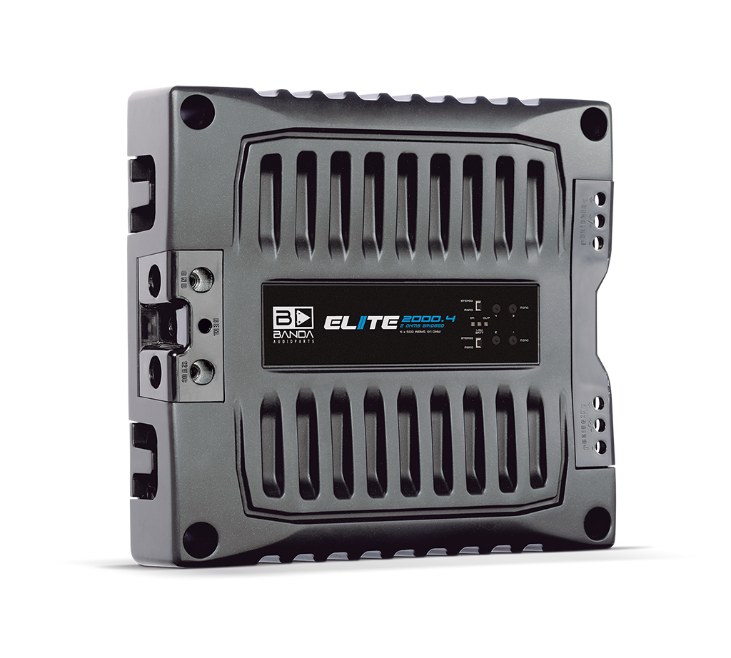 Banda Elite 2000.4 Amplifier Audio Car 2000 Watts RMS 4 Channels