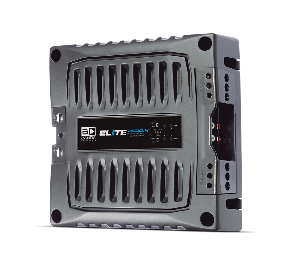 Banda Elite 2000.4 Amplifier Audio Car 2000 Watts RMS 4 Channels