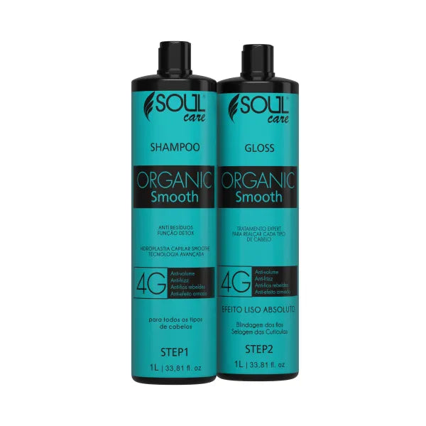 Soul Care Organic Smooth Brush Progressive 2x1000ml/33.8 fl.oz.
