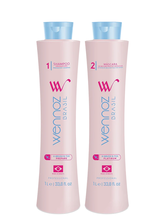 Wennoz Brasil Honma Tokyo Kit H-Brush Progressive Brush 2x1000ml/33.8 fl.oz.