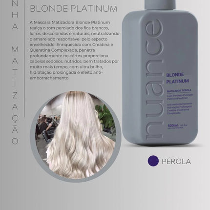 Nuance Professional Blonde Platinum Hair Pearl Toner 500ml/ 16.9 fl.oz.