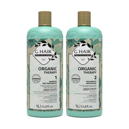 G.Hair Progressive Formaldehyde Free Organic Therapy Kit 2x1000ml/33.8 fl.oz.