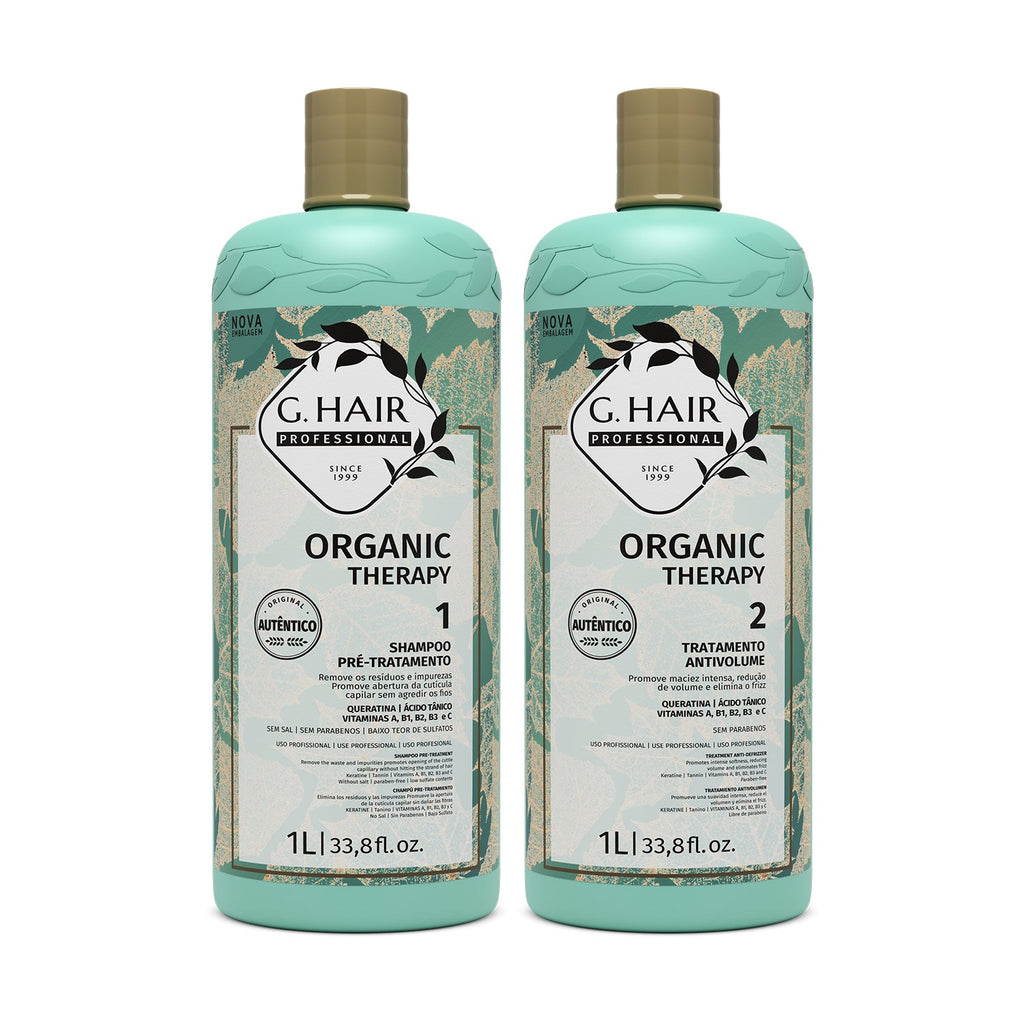 G.Hair Progressive Formaldehyde Free Organic Therapy Kit 2x1000ml/33.8 fl.oz.