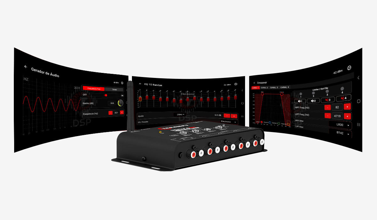 Wireless Audio Control Redefined: Taramps Pro 2.4 BT 4-Channel Bluetooth Processor