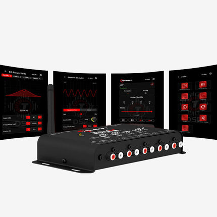 Wireless Audio Control Redefined: Taramps Pro 2.4 BT 4-Channel Bluetooth Processor