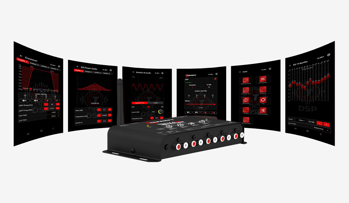 Wireless Audio Control Redefined: Taramps Pro 2.4 BT 4-Channel Bluetooth Processor
