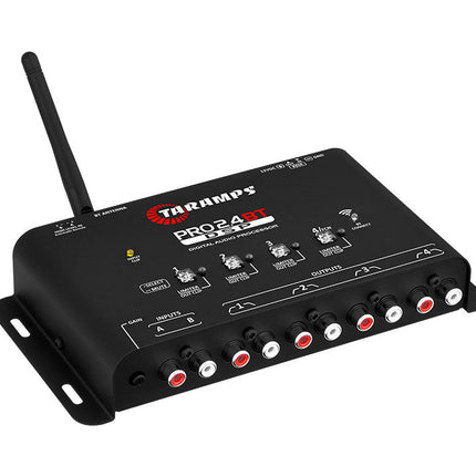 Wireless Audio Control Redefined: Taramps Pro 2.4 BT 4-Channel Bluetooth Processor