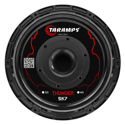 Taramps Thunder 5K7 12" Woofer 2.850W RMS (5.700W Peak) 2 Ohms Black