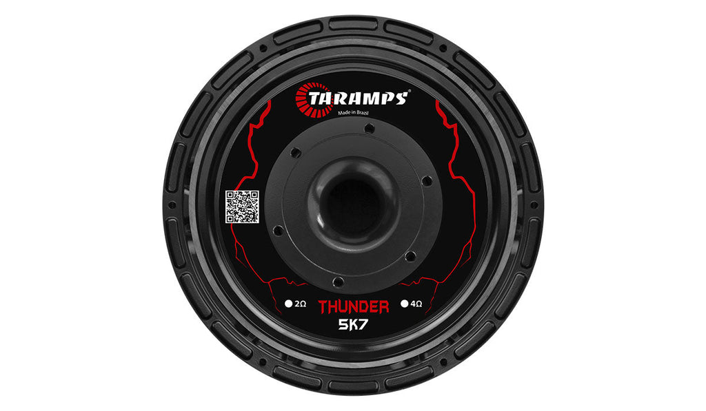 Taramps Thunder 5K7 12" Woofer 2.850W RMS (5.700W Peak) 2 Ohms Black