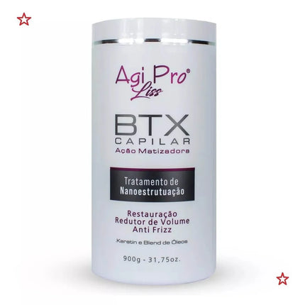 Agi Pro Liss Kera-X Semi Di Lino Prodew 500 3X1000ml/33.8 flo.oz. + Mask BTX Capilar 1Kg - BuyBrazil