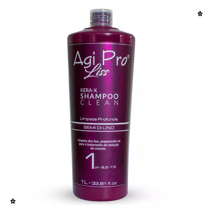 Agi Pro Liss Kera-X Semi Di Lino Prodew 500 3X1000ml/33.8 flo.oz. + Mask BTX Capilar 1Kg - BuyBrazil