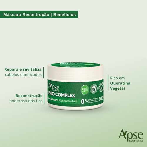 Apice Bio Complex Reconstruction Mask 300g - Conditioning Treatment - BuyBrazil