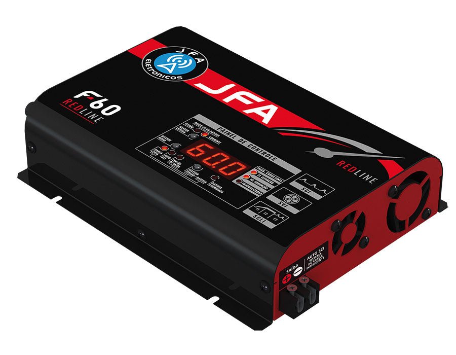Automotive Charger Source JFA Redline F60 Sci 60A 900W 12.6V to 14.4V Bivolt with Multimeter - BuyBrazil