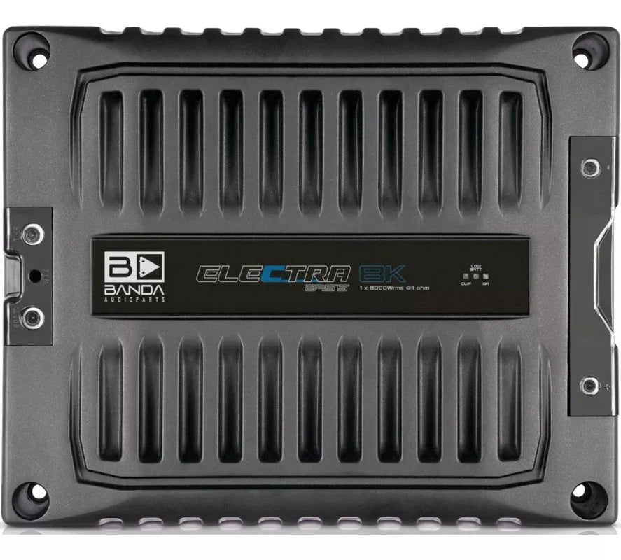 Banda Electra Bass 8K Amplifier Audio Car 8000 Watts RMS 1 ohm - BuyBrazil