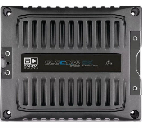 Banda Electra Bass 8K Amplifier Audio Car 8000 Watts RMS 1 ohm - BuyBrazil