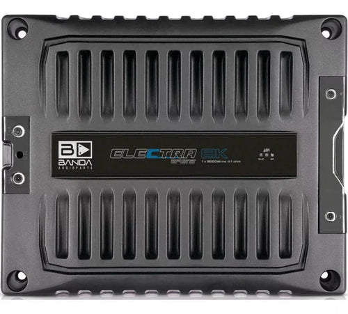 Banda Electra Bass 8K Amplifier Audio Car 8000 Watts RMS 1 ohm - BuyBrazil