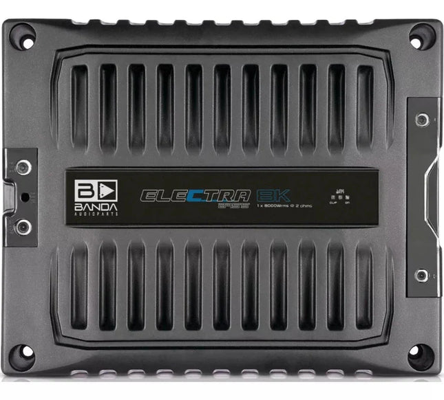 Banda Electra Bass 8K Amplifier Audio Car 8000 Watts RMS 2 ohms - BuyBrazil