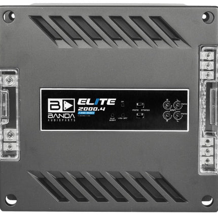 Banda Elite 2000.4 Amplifier Audio Car 2000 Watts RMS 4 Channels - BuyBrazil