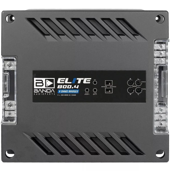 Banda Elite 800.4 Amplifier Audio Car 800 Watts RMS 4 Channels - BuyBrazil