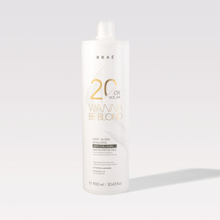 Brae Wanna Be Blond Bleach Powder 500g/17.6 oz and OX Vol 900ml/30.43 fl.oz. - BuyBrazil